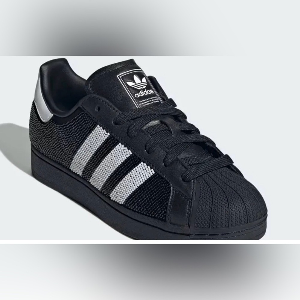 adidas Black & White Classic Limited Edition Beaded Sneakers - Picture 4 of 14